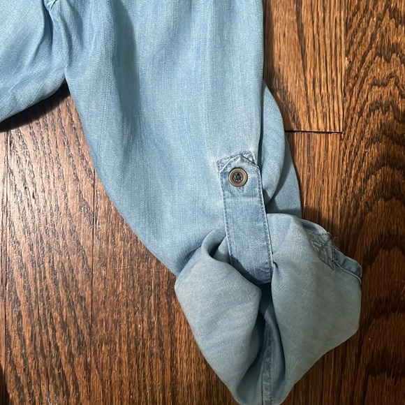 Banana Republic denim dress with tie waist. Size 12 - Picture 8 of 8